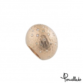Pomellato Rose Gold Diamond Duna Ring
